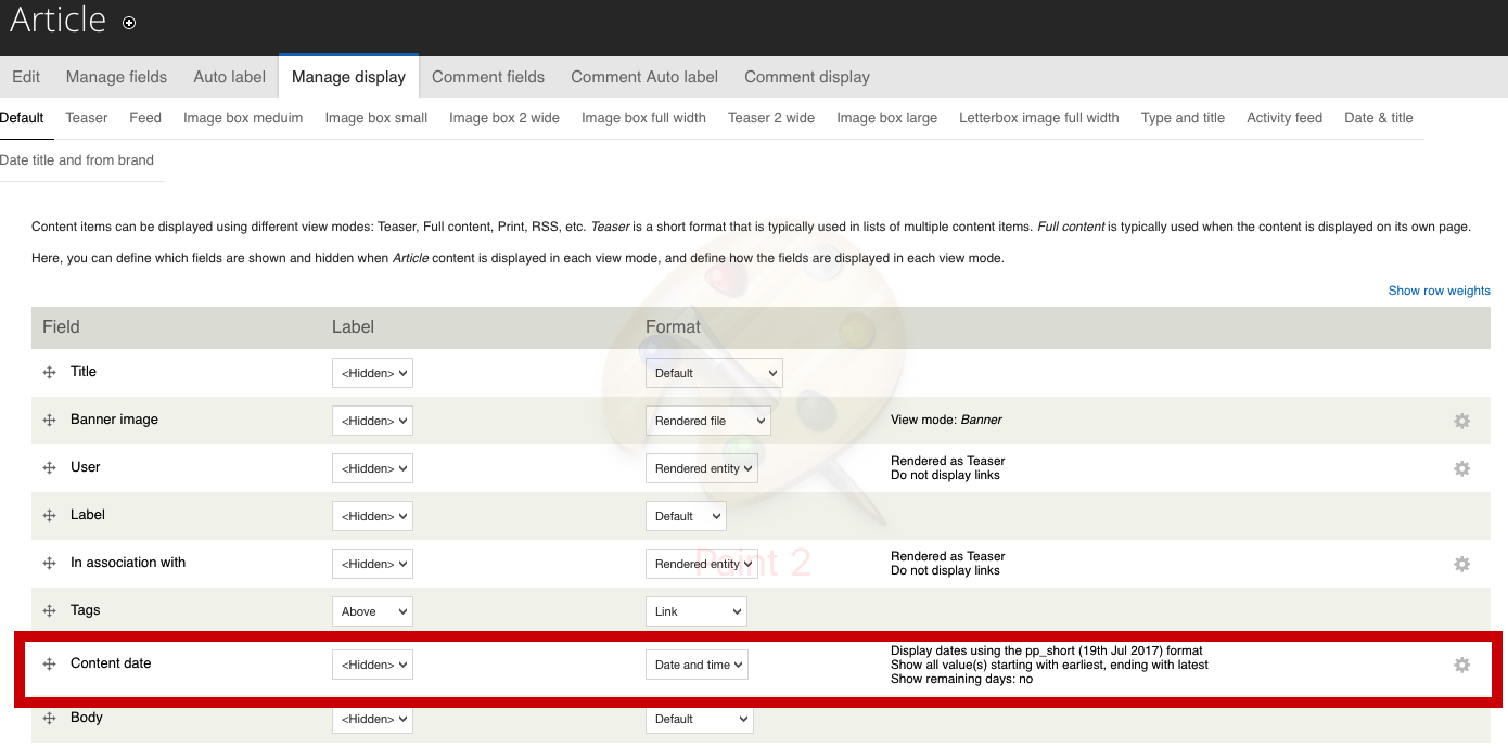 Entity Display: The Basics | Entity Display | Drupal Wiki Guide On ...